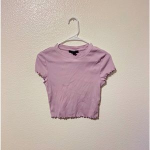 Purple Lettuce Trim Top💜